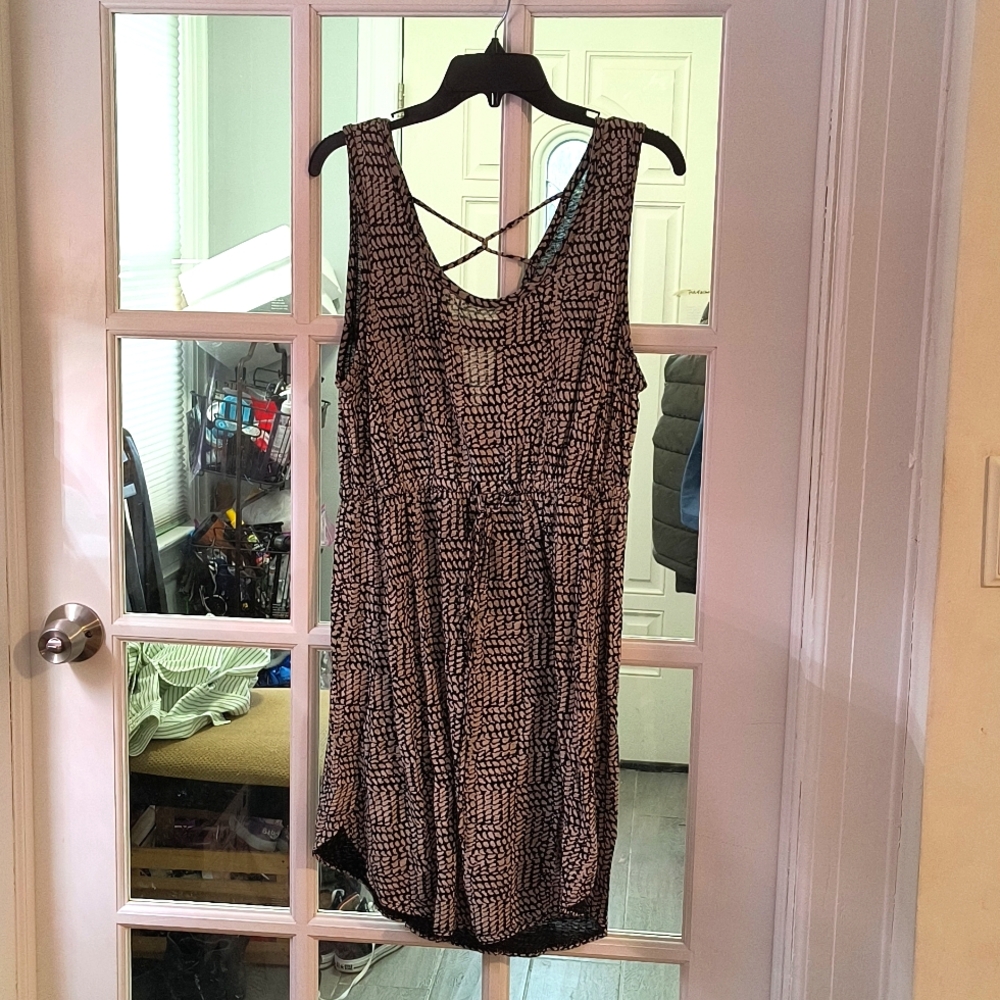 Drawstring lucky brand dress